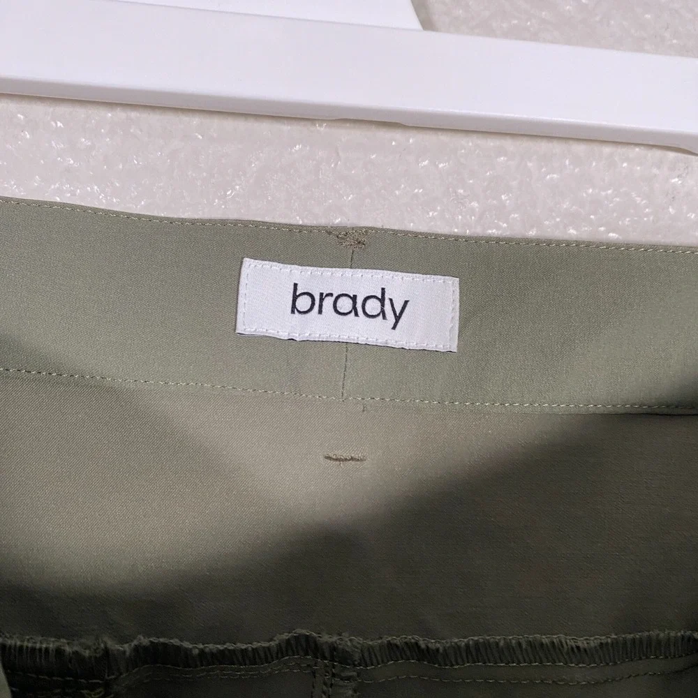 Brady Pants Mens 33x30‎ Green Golf Stretch Chino Performance Casual Straight